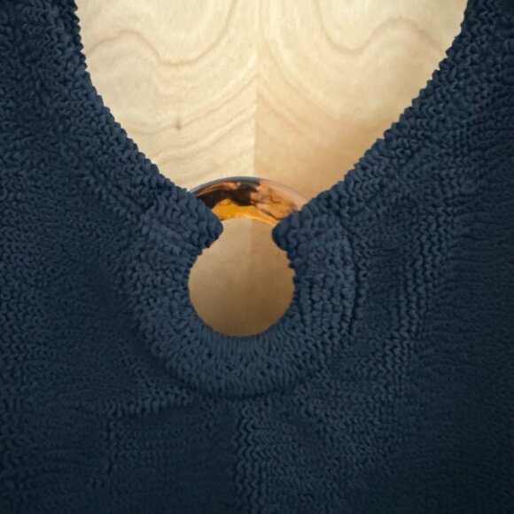 Hunza G ‘Celine’ One-Piece Swimsuit – Black | One Size | NWT - Picture 2 of 5